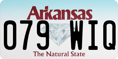 AR license plate 079WIQ