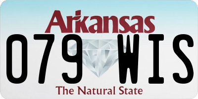 AR license plate 079WIS