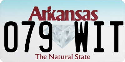 AR license plate 079WIT