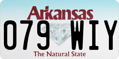 AR license plate 079WIY