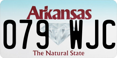 AR license plate 079WJC