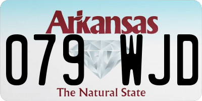 AR license plate 079WJD