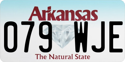 AR license plate 079WJE