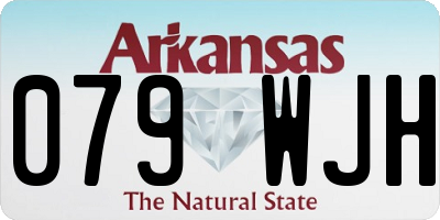 AR license plate 079WJH