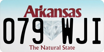 AR license plate 079WJI