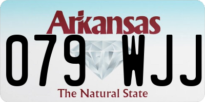 AR license plate 079WJJ