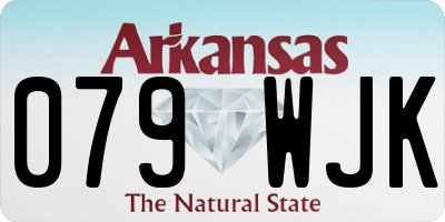 AR license plate 079WJK