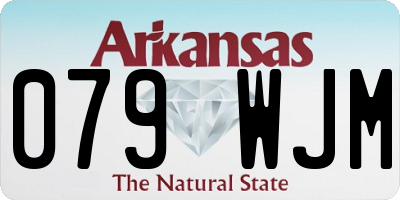 AR license plate 079WJM