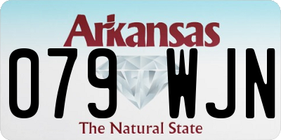 AR license plate 079WJN