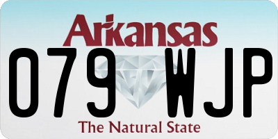 AR license plate 079WJP