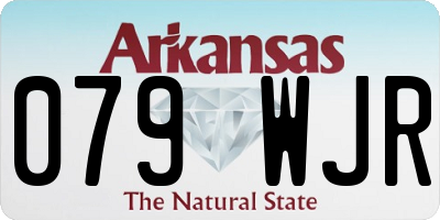 AR license plate 079WJR