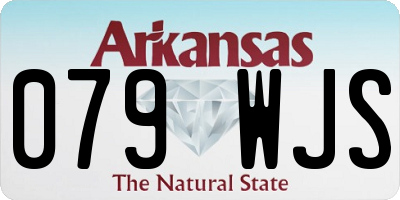 AR license plate 079WJS