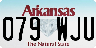 AR license plate 079WJU