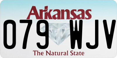 AR license plate 079WJV