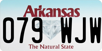 AR license plate 079WJW