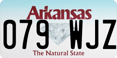 AR license plate 079WJZ