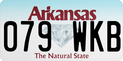 AR license plate 079WKB