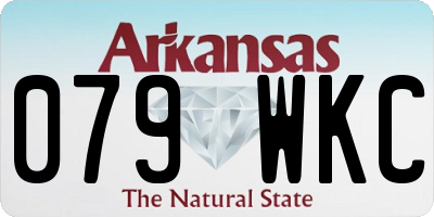 AR license plate 079WKC
