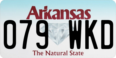 AR license plate 079WKD