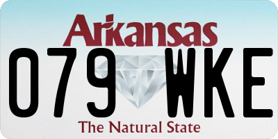 AR license plate 079WKE