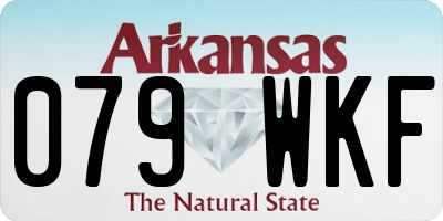 AR license plate 079WKF