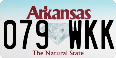 AR license plate 079WKK