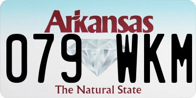 AR license plate 079WKM