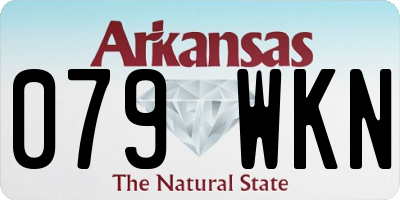 AR license plate 079WKN