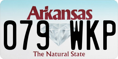 AR license plate 079WKP