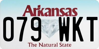 AR license plate 079WKT