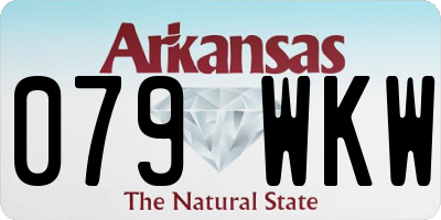 AR license plate 079WKW