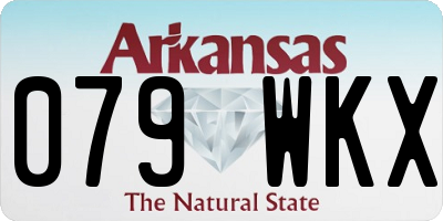 AR license plate 079WKX