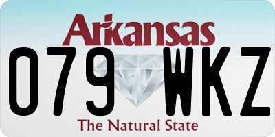 AR license plate 079WKZ