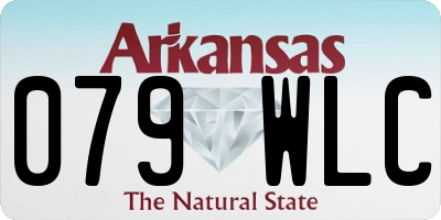 AR license plate 079WLC