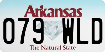 AR license plate 079WLD