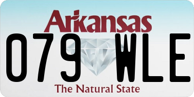 AR license plate 079WLE
