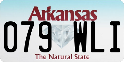 AR license plate 079WLI