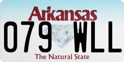 AR license plate 079WLL