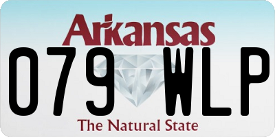 AR license plate 079WLP