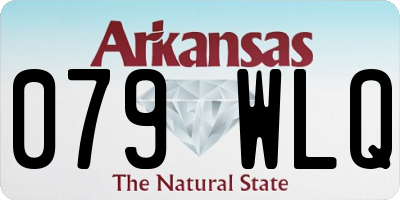 AR license plate 079WLQ