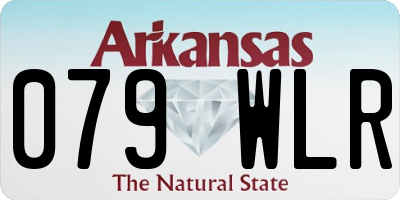 AR license plate 079WLR
