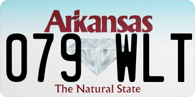 AR license plate 079WLT
