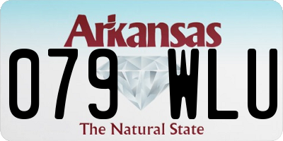 AR license plate 079WLU