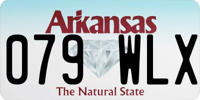AR license plate 079WLX