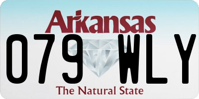 AR license plate 079WLY