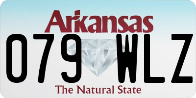 AR license plate 079WLZ