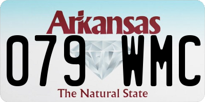 AR license plate 079WMC