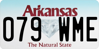 AR license plate 079WME