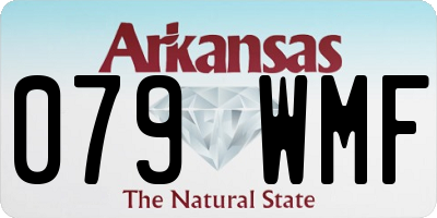AR license plate 079WMF