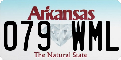 AR license plate 079WML